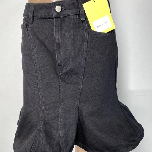 Marc Jacobs Women’s The Fluted Mini Denim Skirt - Picture 1 of 11
